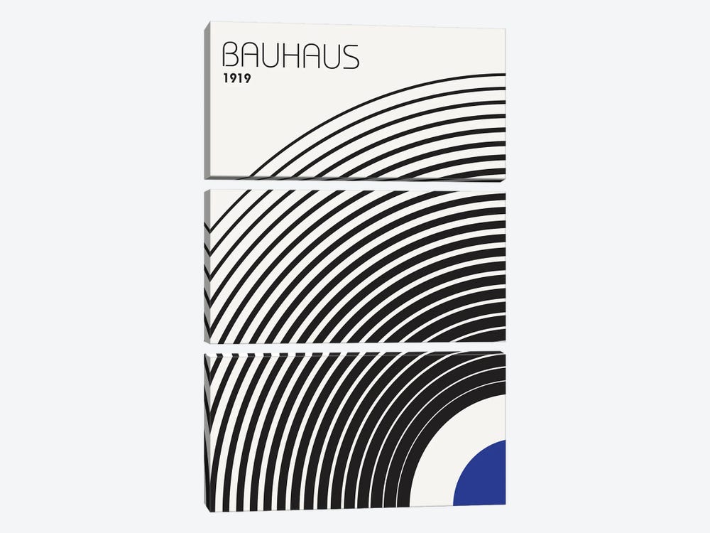 Bauhaus IV by Design Fabrikken 3-piece Canvas Art
