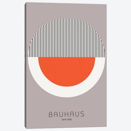 Bauhaus IX Canvas Print #FBK513} by Design Fabrikken Art Print