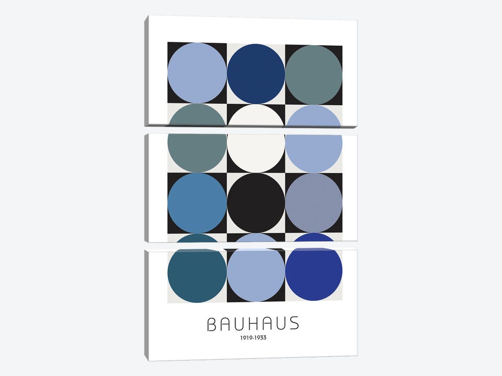 Bauhaus VI by Design Fabrikken 3-piece Art Print