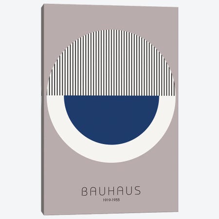 Bauhaus VII Canvas Print #FBK516} by Design Fabrikken Canvas Wall Art