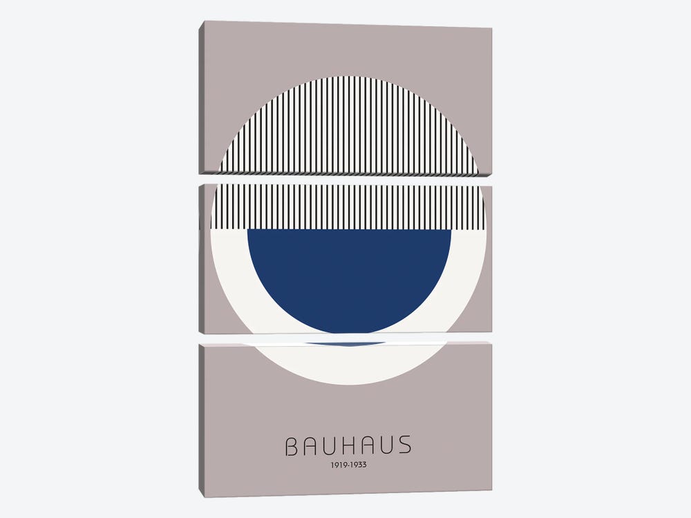 Bauhaus VII by Design Fabrikken 3-piece Canvas Art
