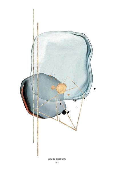 Gold Edition I by Design Fabrikken canvas print