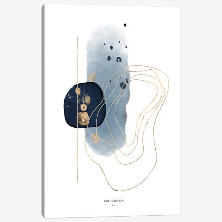 Gold Edition III Canvas Print #FBK525} by Design Fabrikken Art Print