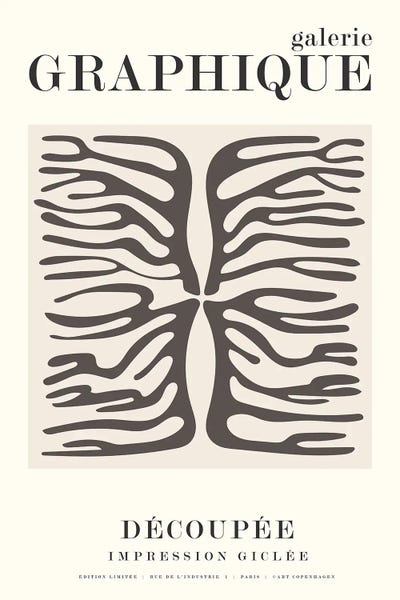 Graphique X by Design Fabrikken multi panel art