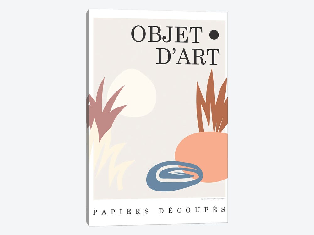 Objet VI by Design Fabrikken 1-piece Canvas Art Print