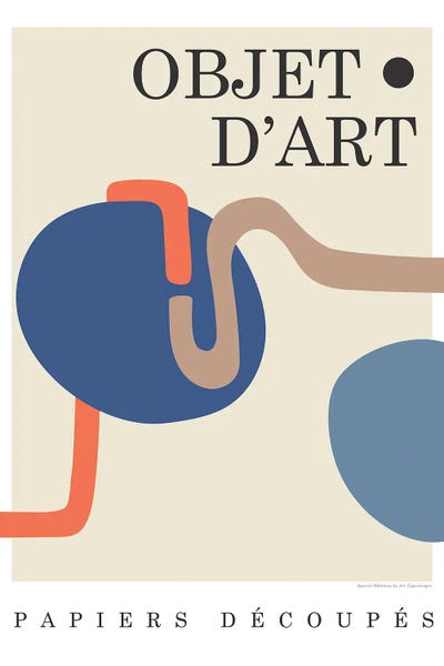 Objet VIII by Design Fabrikken metal wall art