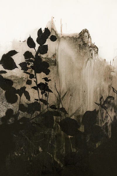 Silhouette Leaves II by Design Fabrikken canvas print