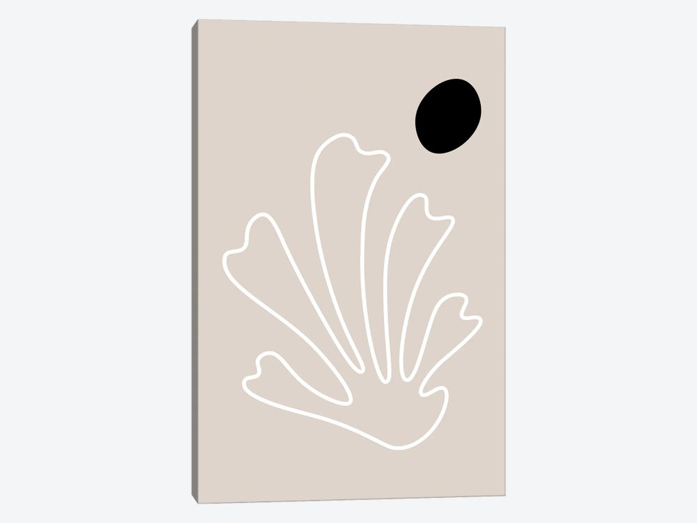 The Leaf II by Design Fabrikken 1-piece Art Print