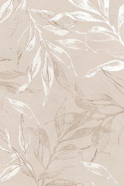 Design Fabrikken: White Leaves II by Design Fabrikken
