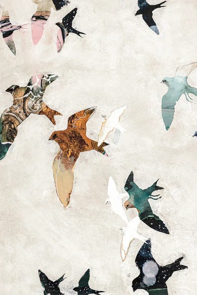 Design Fabrikken: Abstract Birds I by Design Fabrikken