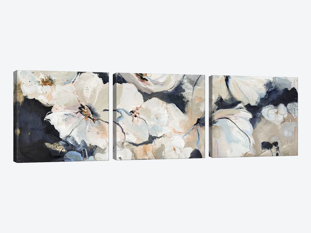 Flower Varity II by Design Fabrikken 3-piece Canvas Art Print