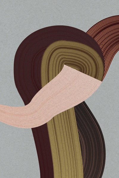 Fibers IV by Design Fabrikken multi panel art