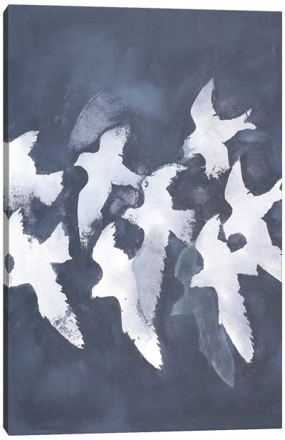 Fades Into Light Canvas Art Print - Dove & Pigeon Art