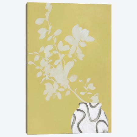 Vanilla Yellow Canvas Print #FBK619} by Design Fabrikken Canvas Art