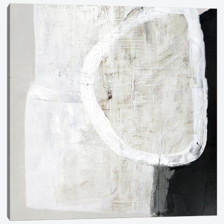 White Stone Canvas Print #FBK621} by Design Fabrikken Canvas Print