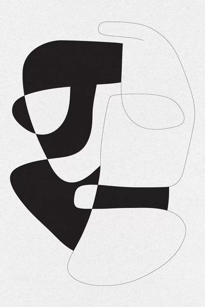 Black & White Minimalist Décor: Graphical III by Design Fabrikken