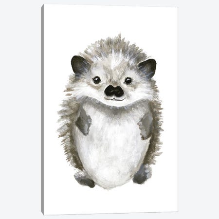 Little Hedgehog Canvas Print #FBK80} by Design Fabrikken Art Print