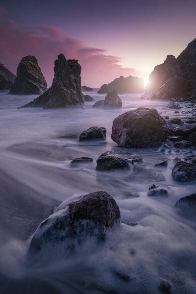 Hyperreal Landscape Photography: Dark Purple by Fabio Antenore
