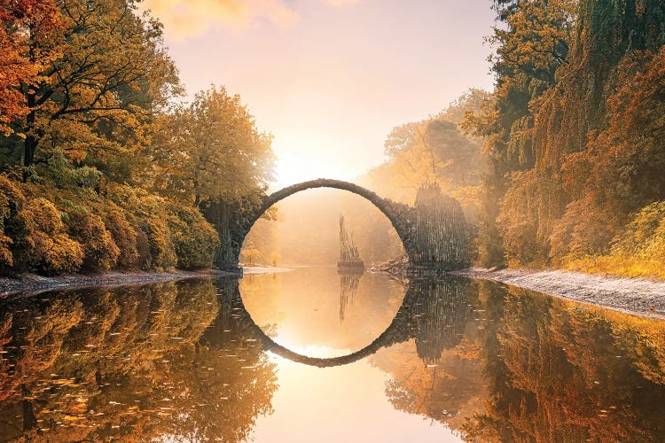 Rakotz Bridge by Fabio Antenore wall art