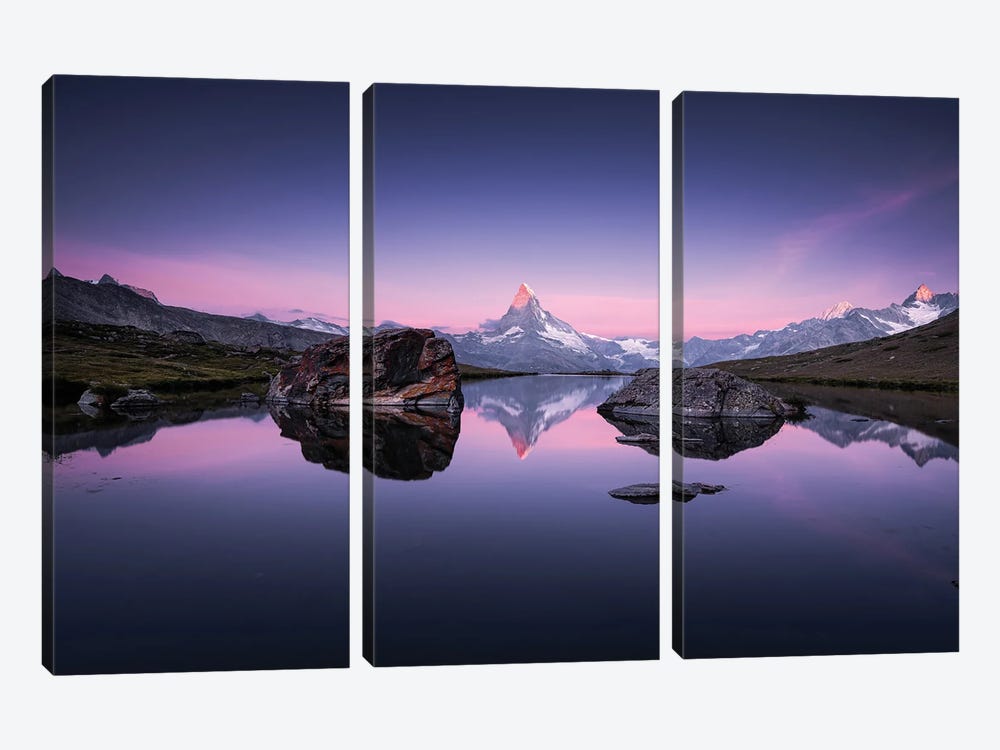 Stellisee Morning by Fabio Antenore 3-piece Canvas Art