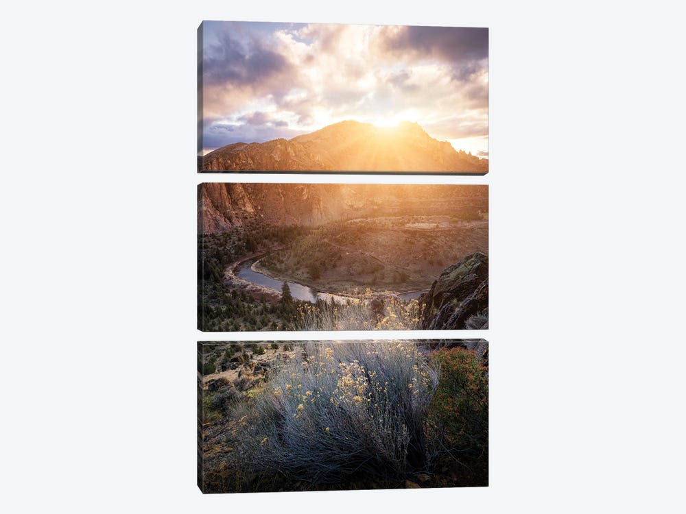 The Morning by Fabio Antenore 3-piece Canvas Print
