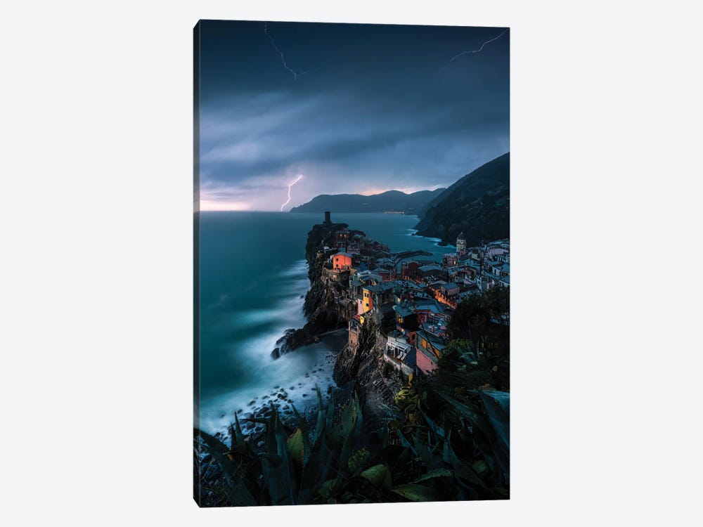 Vernazza Storm by Fabio Antenore 1-piece Canvas Wall Art