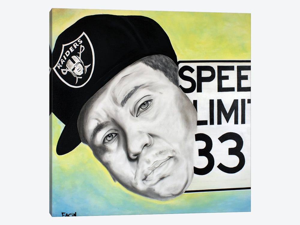 Speed Limit 33-DJ Yella by Facin Art 1-piece Canvas Artwork