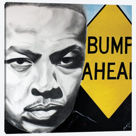 Bump Ahead-Dr. Dre Canvas Print #FCA3} by Facin Art Canvas Print