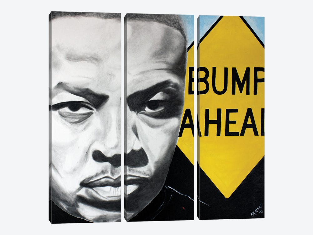 Bump Ahead-Dr. Dre by Facin Art 3-piece Art Print