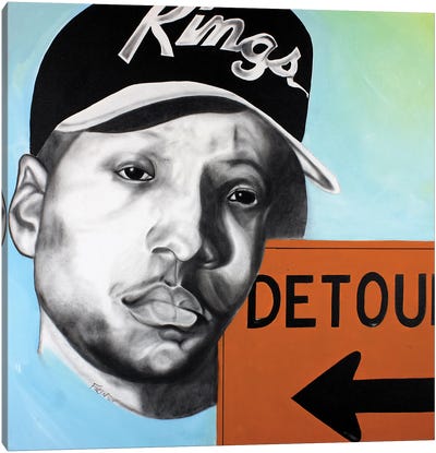 Detour-MC Ren Canvas Art Print - Facin Art