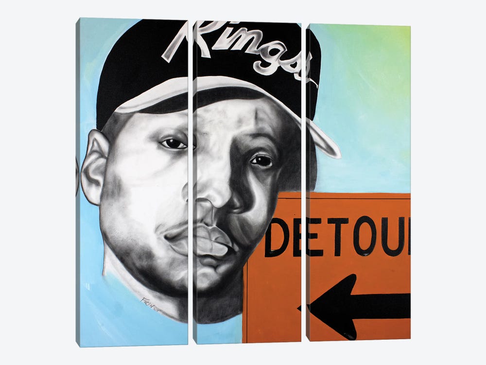 Detour-MC Ren by Facin Art 3-piece Canvas Wall Art