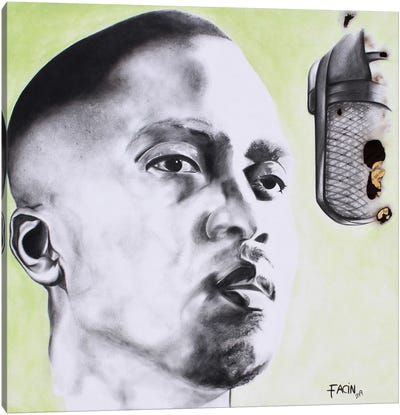 One Mic-Nas Canvas Art Print - Limited Edition Art