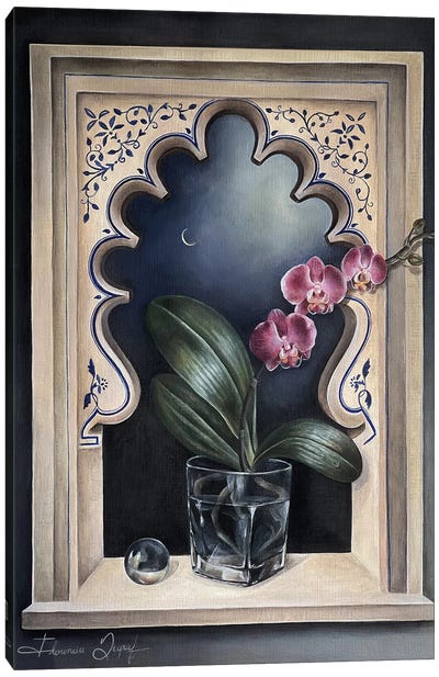 Oma Canvas Art Print - Orchid Art