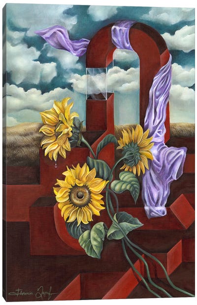 Sunflower Canvas Art Print - Window to the Mind