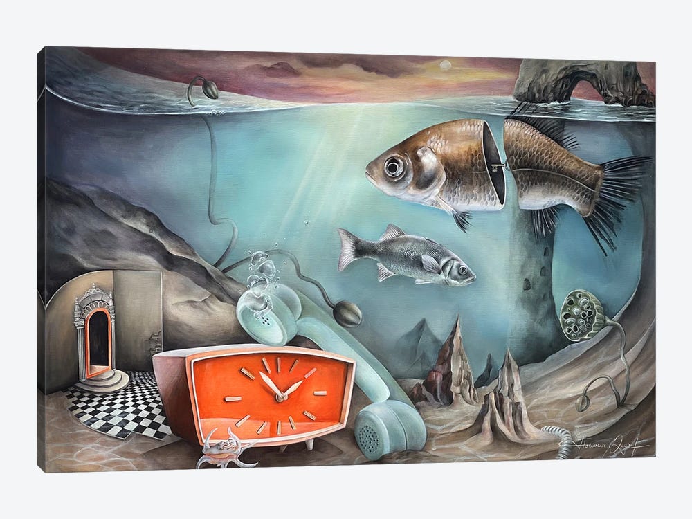 Underwater by Florencia Degraf 1-piece Canvas Wall Art