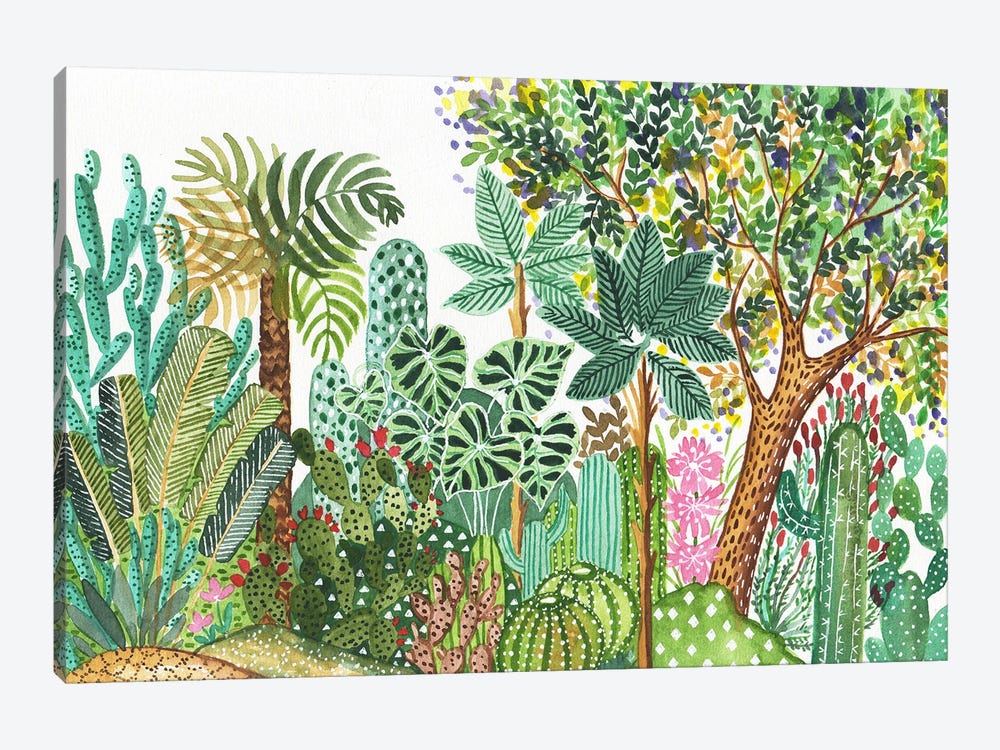 Botanical Garden by FNK Designs 1-piece Canvas Art Print