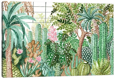 Botanical Garden II Canvas Art Print - FNK Designs