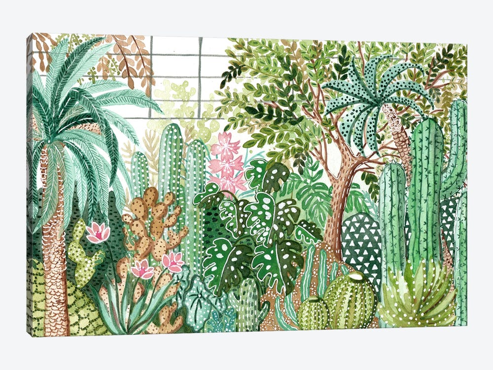 Botanical Garden II by FNK Designs 1-piece Canvas Wall Art
