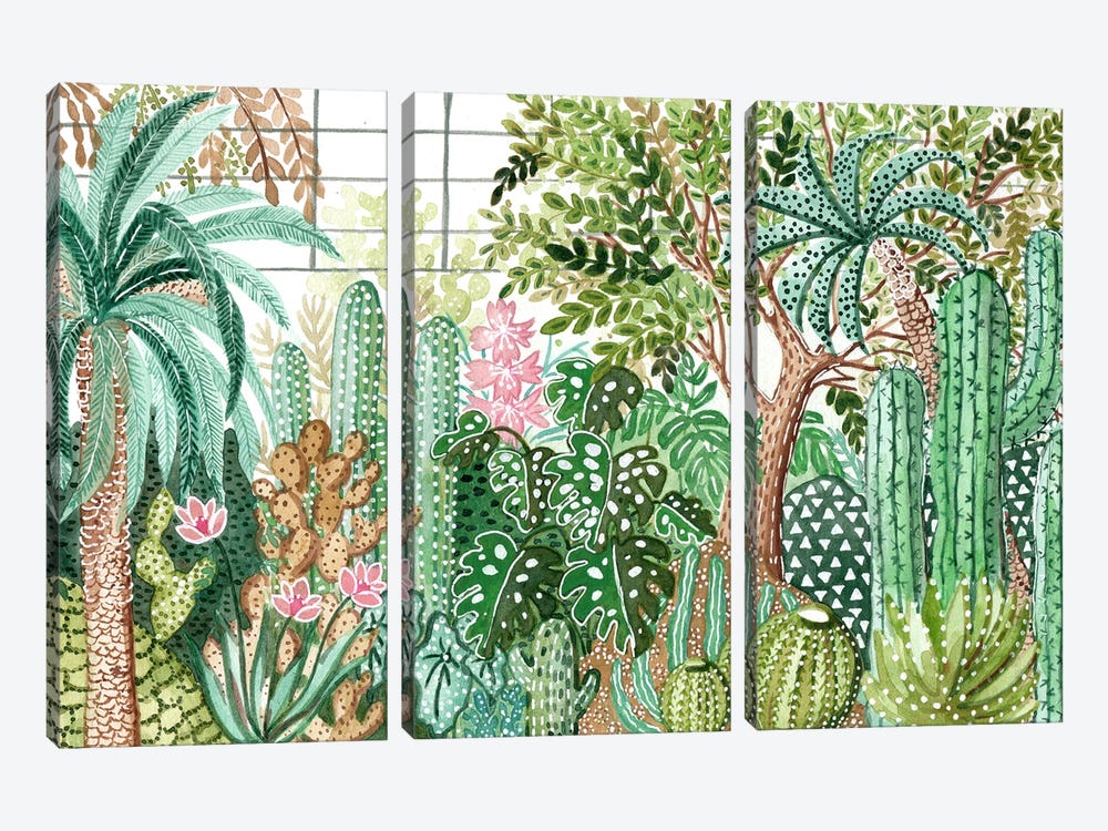 Botanical Garden II by FNK Designs 3-piece Canvas Wall Art