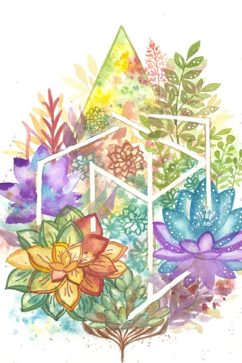 Geometric Floral