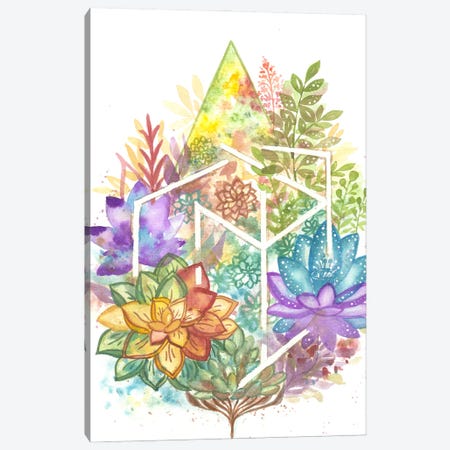Geometric Floral Canvas Print #FDG21} by FNK Designs Canvas Print
