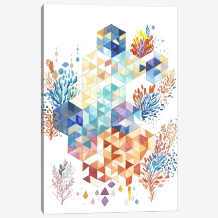 Geometric Canvas Print #FDG22} by FNK Designs Canvas Art Print