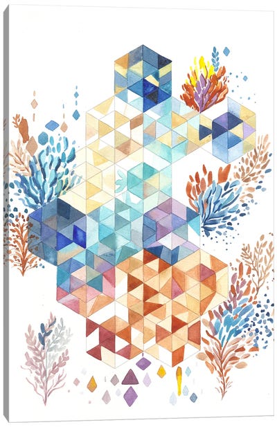 Geometric Canvas Art Print - FNK Designs
