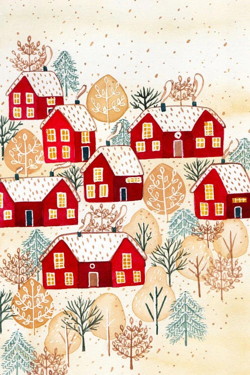 Golden Winter Village