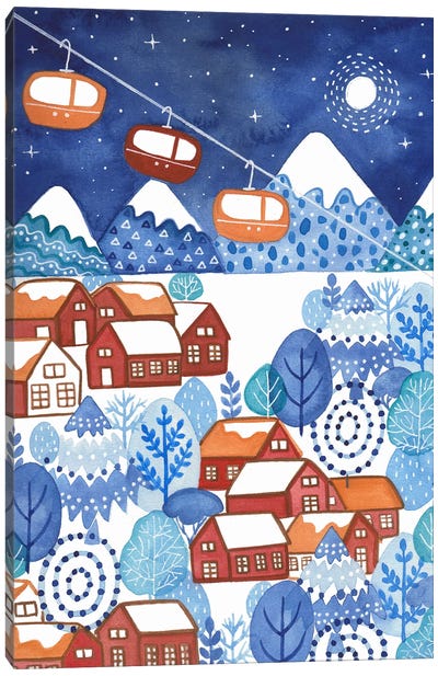 Happy Season Canvas Art Print - Winter Wonderland