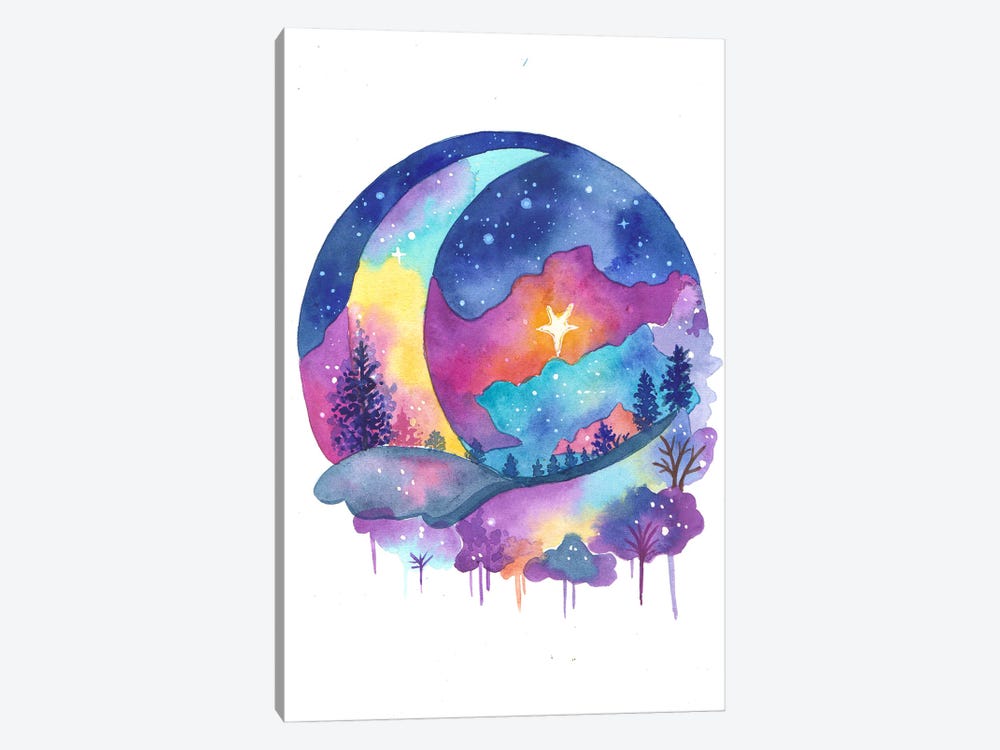 Moon Love by FNK Designs 1-piece Canvas Artwork