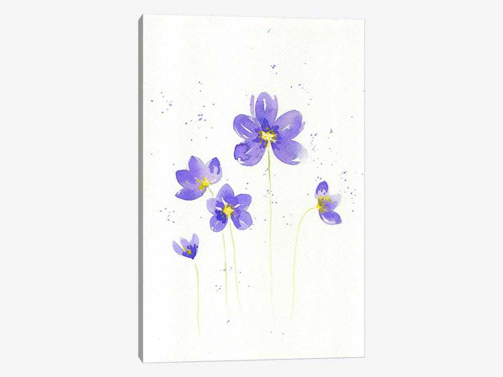 Purple Flower by FNK Designs 1-piece Canvas Artwork