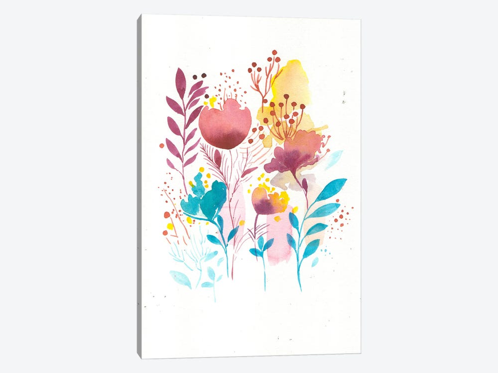 Floral Doodle by FNK Designs 1-piece Art Print