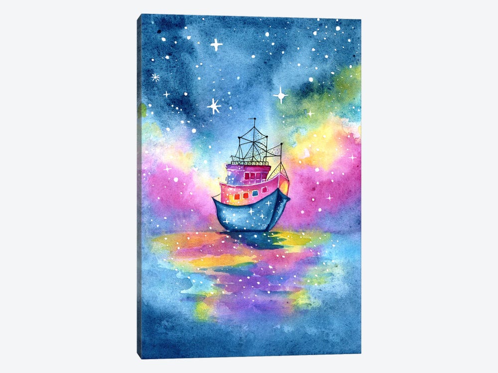 Collecting Stars by FNK Designs 1-piece Canvas Art