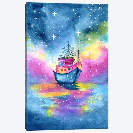 Collecting Stars Canvas Print #FDG50} by FNK Designs Canvas Artwork